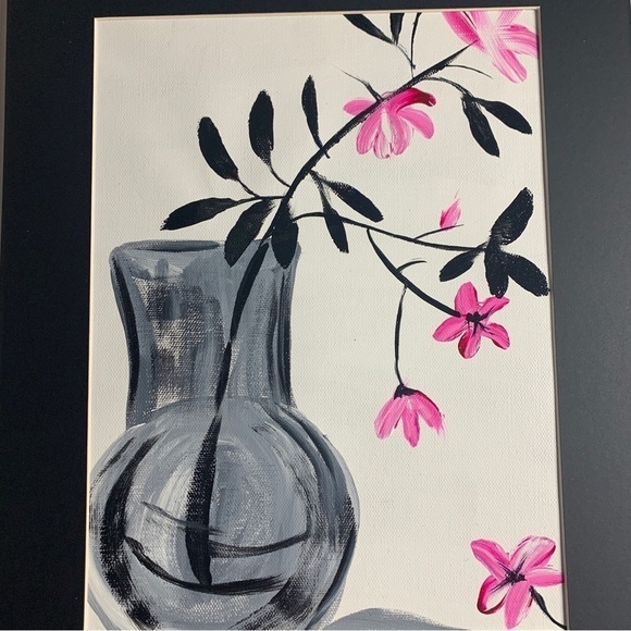 Original Artwork Acrylic on Canvas Sheet Impressionism Simple Design 12 x 16 - Picture 8 of 12